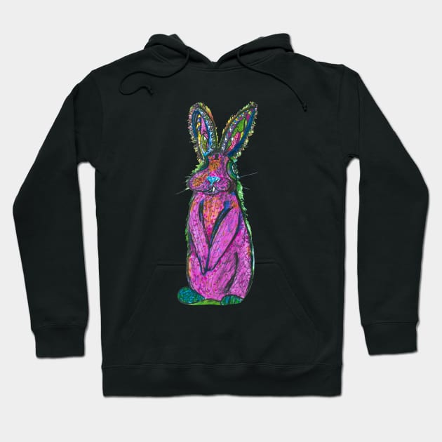 Buble Gum Bunny Hoodie by Banshee Designs 